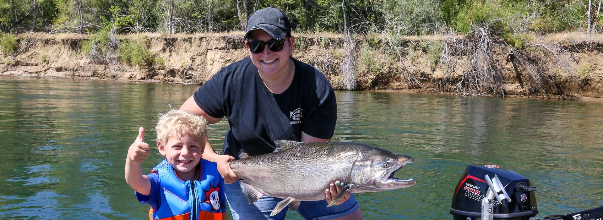 Chinook Salmon Fishing on the Sacramento River