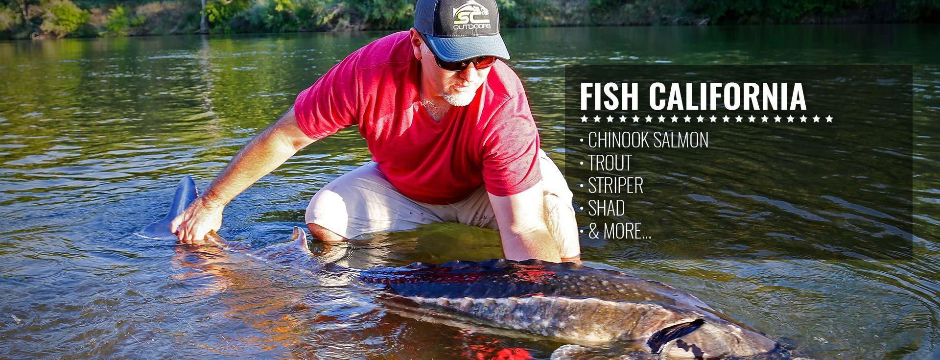 Guided Fishing California Salmon, Trout, Striper SC2 Outdoors