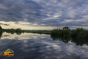 The Fall River on a Cloudy Day